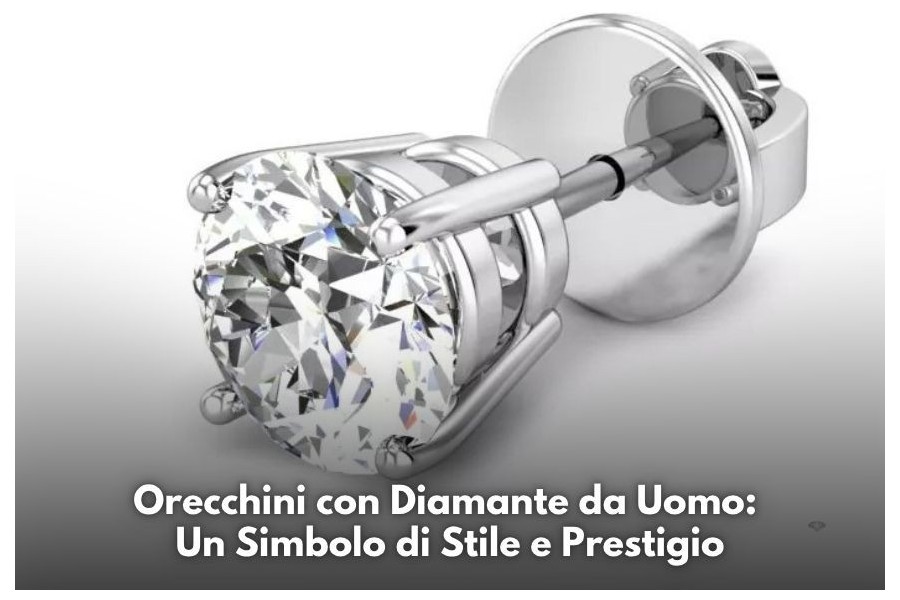 Orecchini con Diamante da Uomo: Un Simbolo di Stile e Prestigio